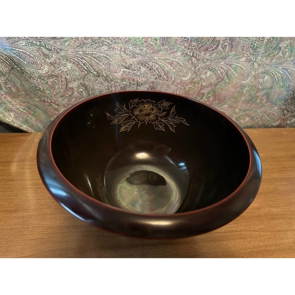 Vintage Large Handmade in occupied Japan (1945/1951) metal bowl/serving dish90 - Picture 5 of 10